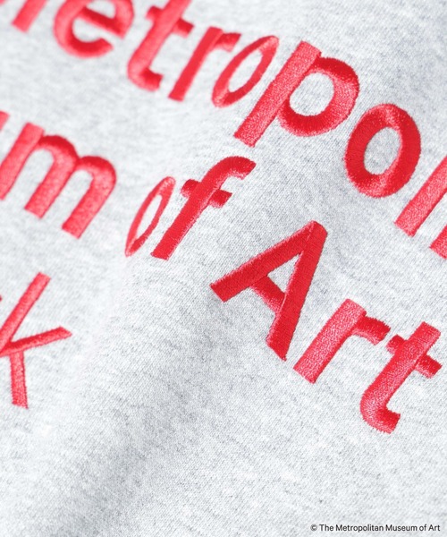 NANO universe（ナノユニバース）の「「The Met」 リーガルネーム刺繍 スウェット（スウェット・メンズ・グレー/ホワイト・L/M）」の22枚目の写真