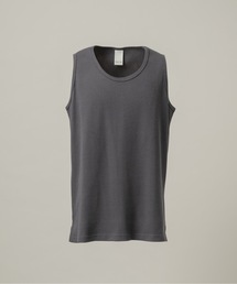 Casper John（キャスパージョン）の「Layered waffle tank top/レイヤードワッフルタンクトップ（タンクトップ）」