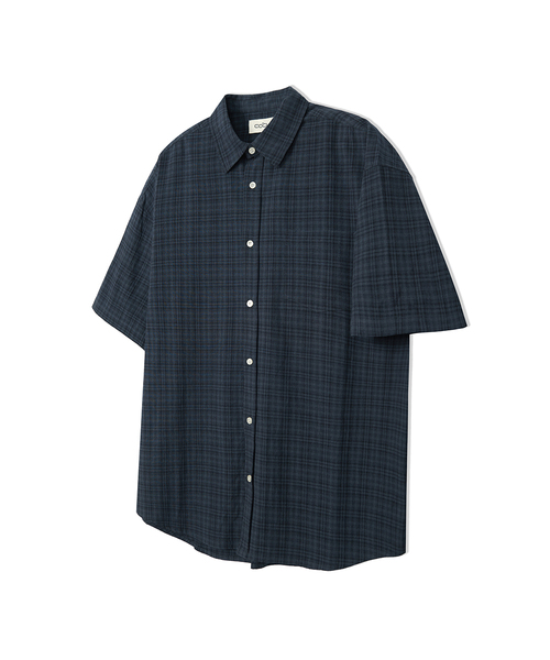 COSTUME O’CLOCK(コスチュームオクロック)の「クールチェックショートスリーブシャツ4COLOR COOSSH191(シャツ/ブラウス・レディース・カーキ/ネイビー/バーガンディー・LARGE/MEDIUM)」の2枚目の写真