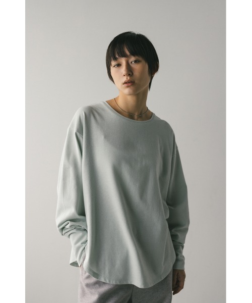 STYLEMIXER(スタイルミキサー)の「ルーズカットトップ(Tシャツ/カットソー・レディース・ブラック/サックスブルー/ホワイト・FREE)」の19枚目の写真