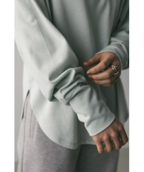 STYLEMIXER(スタイルミキサー)の「ルーズカットトップ(Tシャツ/カットソー・レディース・ブラック/サックスブルー/ホワイト・FREE)」の22枚目の写真