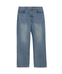 UNGIMMICK（アンジミック）の「SENSITIVE STRAIGHT DENIM PANTS (BLUE)（デニムパンツ・メンズ）」