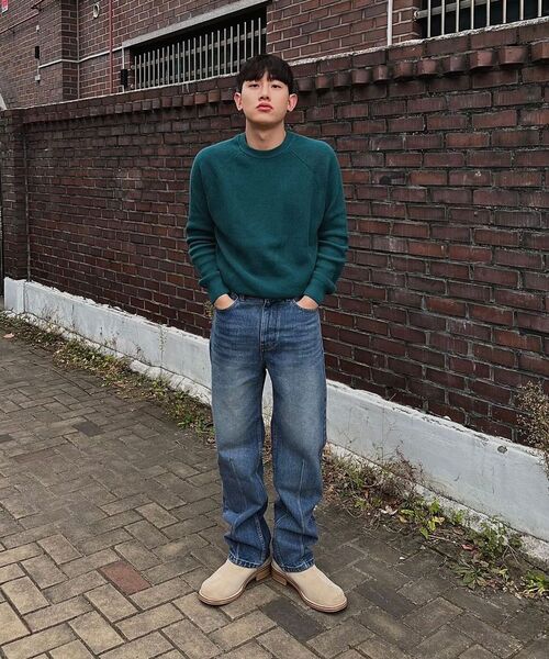 UNGIMMICK(アンジミック)の「SENSITIVE STRAIGHT DENIM PANTS (BLUE)(デニムパンツ・メンズ・その他・SMALL/MEDIUM/LARGE)」の3枚目の写真