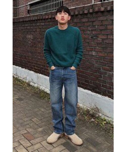 UNGIMMICK(アンジミック)の「SENSITIVE STRAIGHT DENIM PANTS (BLUE)(デニムパンツ・メンズ・その他・SMALL/MEDIUM/LARGE)」の7枚目の写真