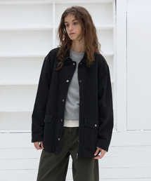 POSZER（ポーザー）の「コットンワークジャケット（ブラック）（ミリタリージャケット）」