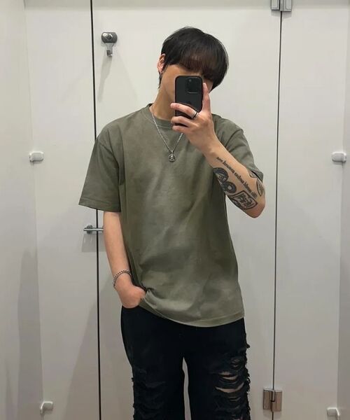 LXT（エルエックスティー）の「16s ピグメントブリーチウォッシュ半袖Tシャツ [カーキ]（Tシャツ/カットソー・レディース・その他・LARGE/X-LARGE/XX-LARGE）」の4枚目の写真