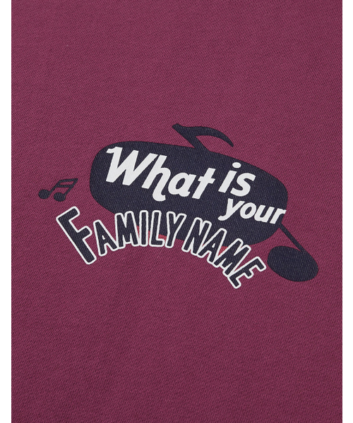 MMLG（エムエムエルジー）の「[Mmlg] FAMILY NAME SWEAT (MULBERRY)（スウェット・レディース・その他・SMALL/MEDIUM/LARGE/X-LARGE）」の4枚目の写真
