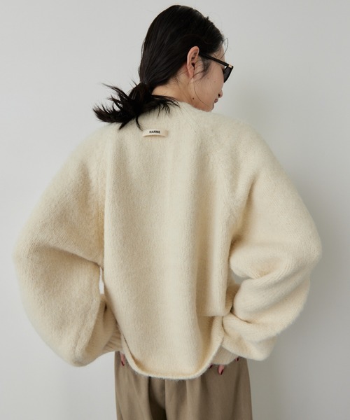 HANNE（アン）の「モヘアライクニットプルオーバー（ニット/セーター・レディース・アイボリー/グレー/ネイビー・FREE）」の19枚目の写真