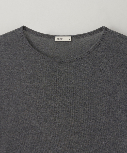 ANOTHER OFFICE WOMEN(アナザー オフィス ウーマン)の「w. Wool Blend Long Sleeve Tee (Charcoal)(Tシャツ/カットソー・レディース・その他・FREE)」の4枚目の写真