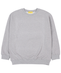 裏毛無地オーバーサイズスウェットTシャツグレー
