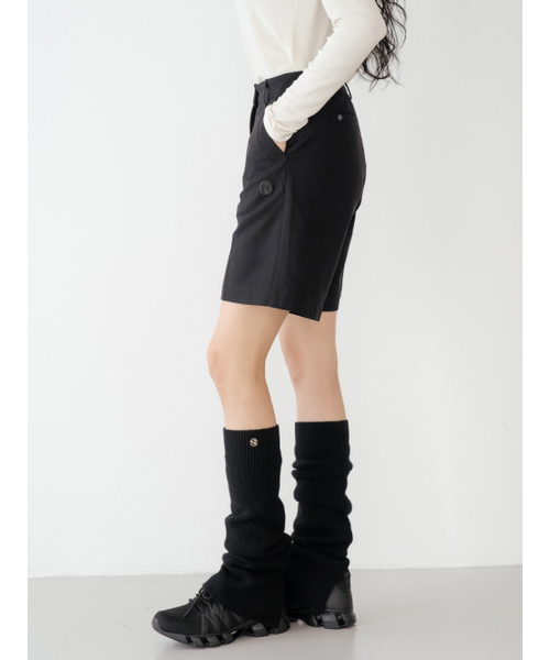 NITINA（ニティナ）の「ウールブレンドクラシックハーフパンツBK（スラックス・レディース・ブラック・SMALL/MEDIUM/LARGE）」の6枚目の写真