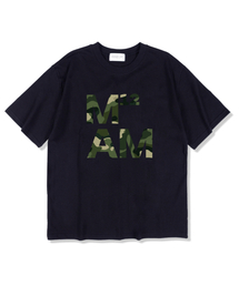 MAM12カモ 半袖Tシャツ ネイビー