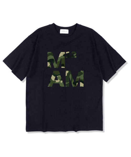 MIDNIGHT12AM(ミッドナイト12エーエム)の「MAM12カモ 半袖Tシャツ ネイビー(Tシャツ/カットソー・メンズ・その他・LARGE/X-LARGE/XX-LARGE)」の1枚目の写真