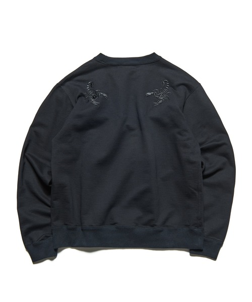 SOPHNET.（ソフネット）の「EMBROIDERY SWEATSHIRT（スウェット・メンズ・ブラック/ブラウン・2/3/4/1/5）」の2枚目の写真