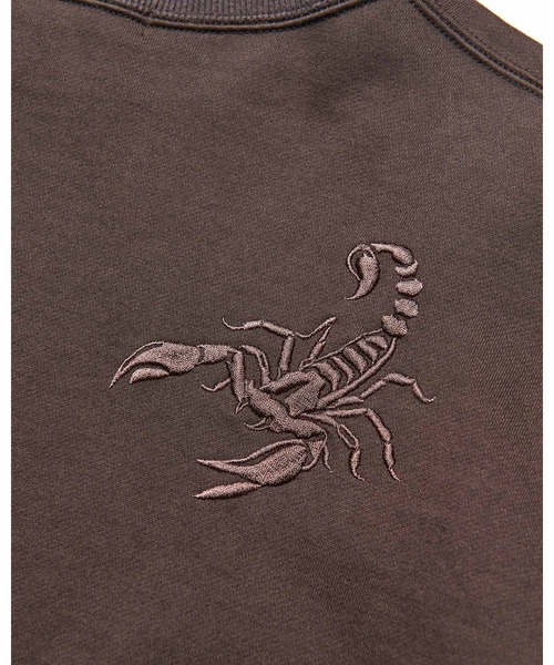 SOPHNET.（ソフネット）の「EMBROIDERY SWEATSHIRT（スウェット・メンズ・ブラック/ブラウン・2/3/4/1/5）」の7枚目の写真