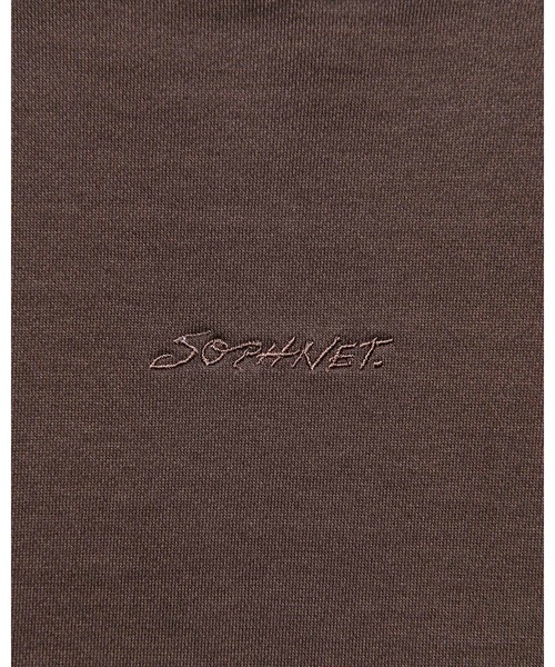 SOPHNET.（ソフネット）の「EMBROIDERY SWEATSHIRT（スウェット・メンズ・ブラック/ブラウン・2/3/4/1/5）」の8枚目の写真