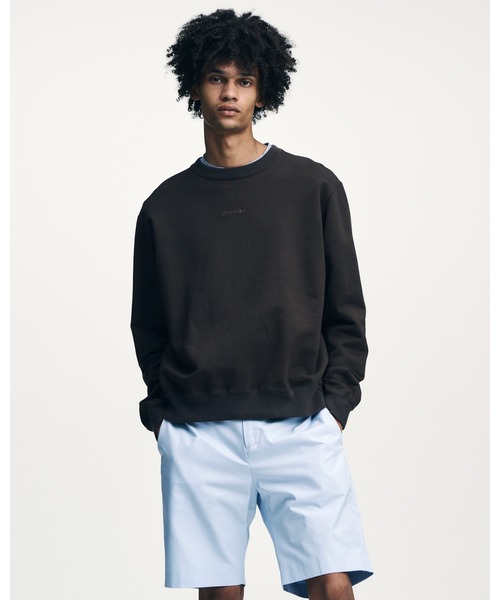 SOPHNET.（ソフネット）の「EMBROIDERY SWEATSHIRT（スウェット・メンズ・ブラック/ブラウン・2/3/4/1/5）」の5枚目の写真