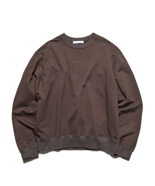 SOPHNET.（ソフネット）の「EMBROIDERY SWEATSHIRT（スウェット・メンズ・ブラック/ブラウン・2/3/4/1/5）」の6枚目の写真