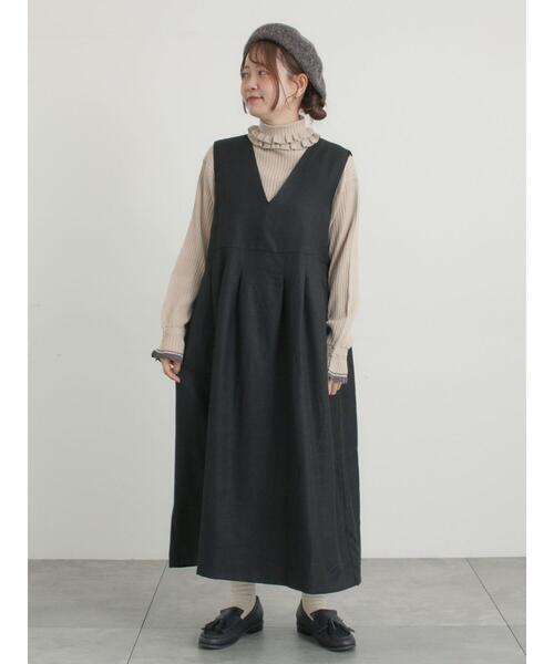 Samansa Mos2(サマンサ モスモス)の「◎ジャンパースカート(ワンピース・レディース・ブラウン/グレー/ベージュ/ブラック・F)」の20枚目の写真