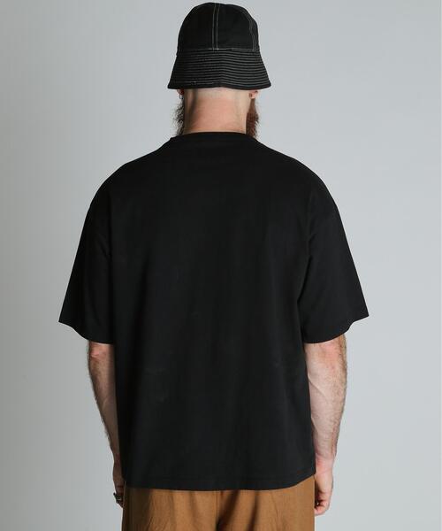 Schott(ショット)の「Schott/ショット/B.S. T-SHIRT/ブラックシープ オーバーサイズ Tシャツ(Tシャツ/カットソー・メンズ・ホワイト/チャコールグレー・XL/L/M)」の12枚目の写真
