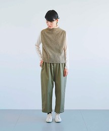 D（ディー）の「コットンギャバのギャザーイージーパンツ（その他パンツ）」