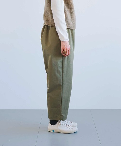 セール】コットンギャバのギャザーイージーパンツ（その他パンツ）｜D