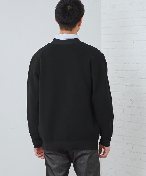 THE SHOP TK (ザ ショップ ティーケー )の「【季節の変わり目に最適】ニットカーディガン ドライタッチ/軽量(カーディガン/ボレロ・メンズ・ブラック/ベビーピンク・02/03/04)」の20枚目の写真