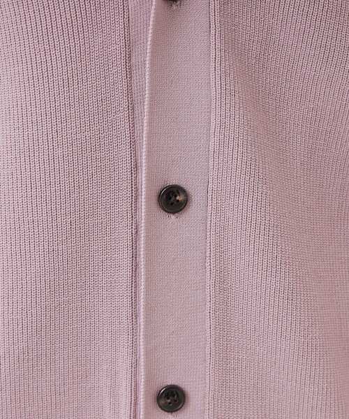 THE SHOP TK (ザ ショップ ティーケー )の「【季節の変わり目に最適】ニットカーディガン ドライタッチ/軽量(カーディガン/ボレロ・メンズ・ブラック/ベビーピンク・02/03/04)」の8枚目の写真