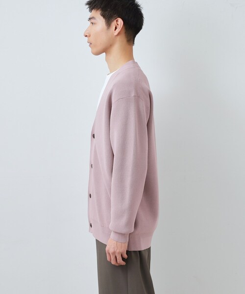 THE SHOP TK (ザ ショップ ティーケー )の「【季節の変わり目に最適】ニットカーディガン ドライタッチ/軽量(カーディガン/ボレロ・メンズ・ブラック/ベビーピンク・02/03/04)」の10枚目の写真