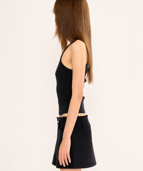 FANYOUNG（ファンヤング）の「ハイタンクトップ ブラック（Tシャツ/カットソー・レディース・その他・SMALL）」の3枚目の写真