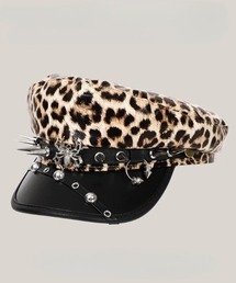 NOVESSEL（ノベセル）の「A'GEM/9 × .kom 『NOVESSEL/ノベセル』棘ベルト付きベレー帽（キャップ）」