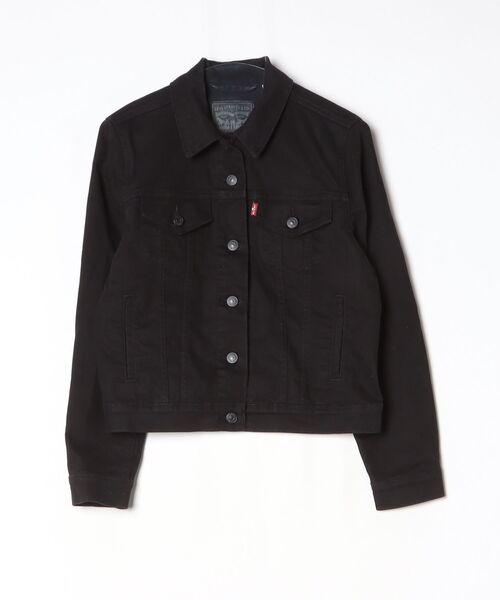 Levi's(リーバイス)の「デニムジャケット(デニムジャケット・レディース・ブラック・S)」の1枚目の写真