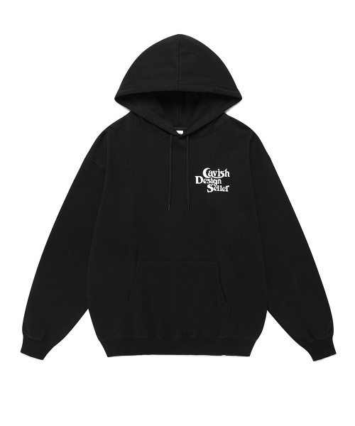 Cavish(カビシ)の「SELLER LOGO HOODIE BLACK(WHITE)(CV2BFUM400A)(パーカー・レディース・その他・S/M/L/XL)」の2枚目の写真