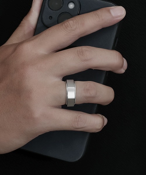 SBG(エスビー)の「SBG オクタゴンリング(リング・メンズ・シルバー/ブラック/ゴールド・16号/18号/21号)」の1枚目の写真