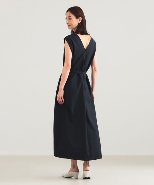 ATON（エイトン）の「【別注】ATON / ウールトロピカル ドレス（ワンピース・レディース・ネイビー/ブラック・01/02）」の8枚目の写真