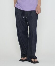 ワイドデニムパンツ(濃紺)