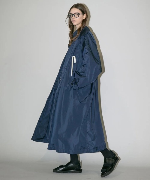 my beautiful landlet（マイビューティフルランドレット）の「【my beautiful landlet】NYLON TAFFETA WATER PROOF LONG COAT（その他アウター・メンズ・ブラック/ベージュ/ネイビー・1/2/0）」の3枚目の写真
