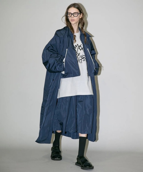 my beautiful landlet（マイビューティフルランドレット）の「【my beautiful landlet】NYLON TAFFETA WATER PROOF LONG COAT（その他アウター・メンズ・ブラック/ベージュ/ネイビー・1/2/0）」の11枚目の写真