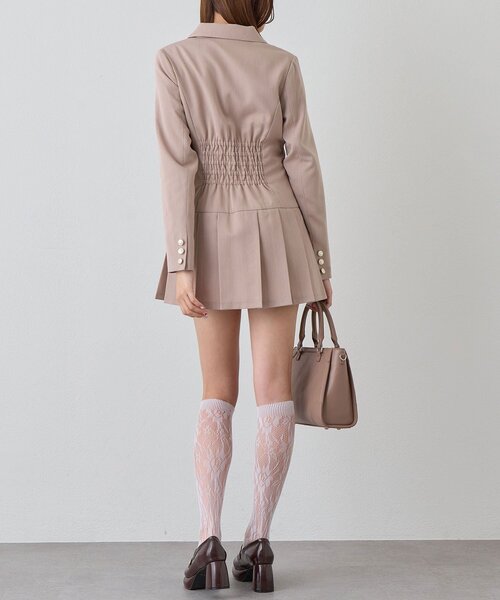 OLIVE des OLIVE（オリーブデオリーブ）の「トレンチワンピ（ワンピース・レディース・チャコールグレー/キャメル・FREE）」の19枚目の写真