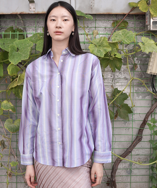 Seren Shirt_Misty Blue（シャツ/ブラウス）｜NUUANU（ヌアヌ）の 