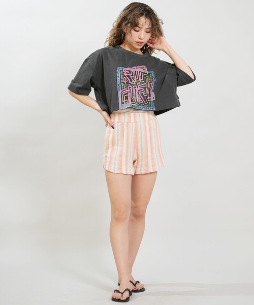 rip curl(リップカール)の「RIP CURL/リップカール TRIBAL CROP TEE RCL6S-4305(Tシャツ/カットソー・レディース・ブラック/ホワイト/ピンク・FREE)」の12枚目の写真