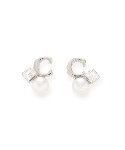 CELFORD(セルフォード)の「Cロゴビジューパールプチピアス(ピアス(両耳用)・レディース・ゴールド/シルバー・F)」の3枚目の写真