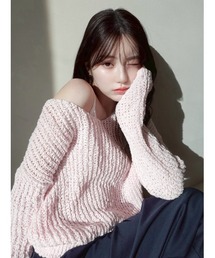 FRAY I.D | スラブコットンローゲージニット(ニット/セーター)