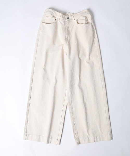 ATELANE（アテレーン）の「ATELANE / 11.5oz デニム　5Pパンツ（デニムパンツ・メンズ・アイボリー/ブラック/ネイビー・M/XL/L）」の4枚目の写真