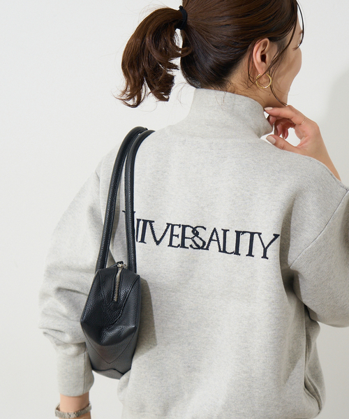 JOURNAL STANDARD(ジャーナルスタンダード)の「《追加2》バックロゴダブルジップカーディガン(カーディガン/ボレロ・レディース・ライトグレー/ネイビー・FREE)」の17枚目の写真