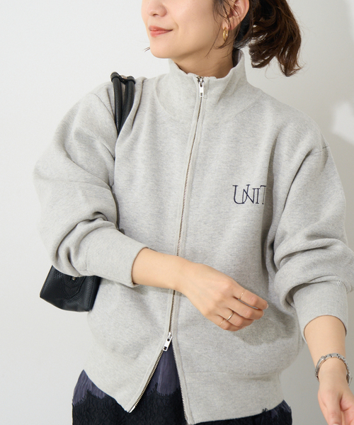 JOURNAL STANDARD(ジャーナルスタンダード)の「《追加2》バックロゴダブルジップカーディガン(カーディガン/ボレロ・レディース・ライトグレー/ネイビー・FREE)」の19枚目の写真