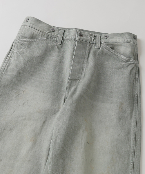 JOURNAL STANDARD J.S HOMESTEAD(ジャーナルスタンダードホームステッド)の「J.S.Homestead / バック バックル トラウザー ワーク パンツ(その他パンツ・メンズ・グリーン/ブラウン・LARGE/MEDIUM)」の8枚目の写真