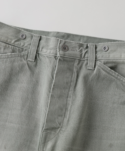 JOURNAL STANDARD J.S HOMESTEAD(ジャーナルスタンダードホームステッド)の「J.S.Homestead / バック バックル トラウザー ワーク パンツ(その他パンツ・メンズ・グリーン/ブラウン・LARGE/MEDIUM)」の12枚目の写真