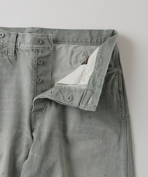 JOURNAL STANDARD J.S HOMESTEAD(ジャーナルスタンダードホームステッド)の「J.S.Homestead / バック バックル トラウザー ワーク パンツ(その他パンツ・メンズ・グリーン/ブラウン・LARGE/MEDIUM)」の14枚目の写真