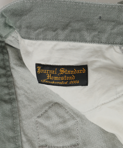 JOURNAL STANDARD J.S HOMESTEAD(ジャーナルスタンダードホームステッド)の「J.S.Homestead / バック バックル トラウザー ワーク パンツ(その他パンツ・メンズ・グリーン/ブラウン・LARGE/MEDIUM)」の15枚目の写真